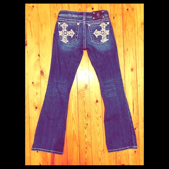 Miss Me Jeans 27 Bootcut GREAT CONDITION! - Picture 2 of 8